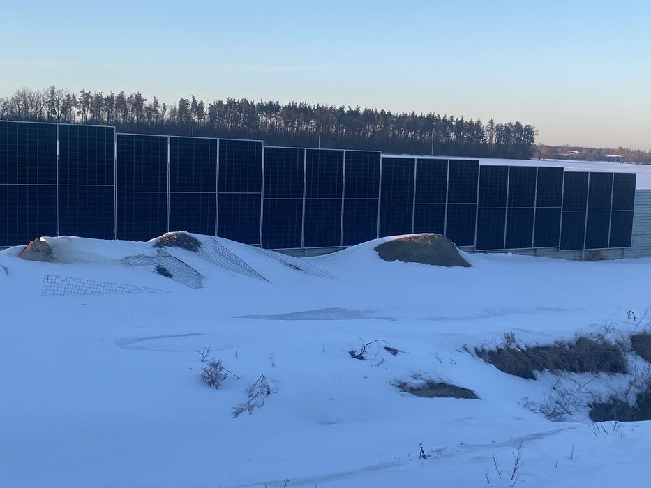Монтаж солнечных панелей