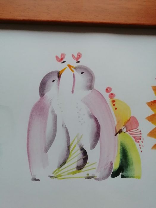 Frame/Picture Frame with Painting Named "Tiago"64739696578049123