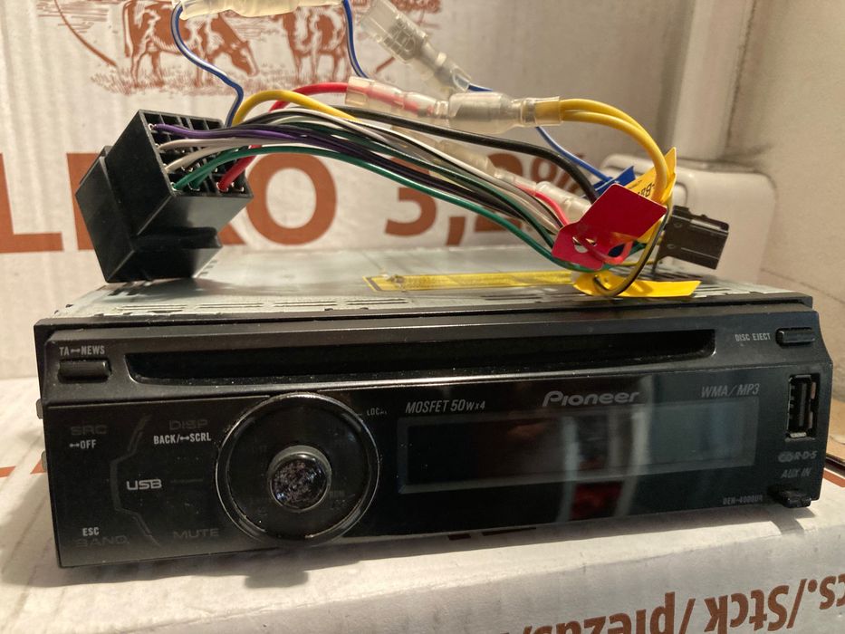 radio samochodowe z CD/usb Pioneer Kenwood JVC itp.
