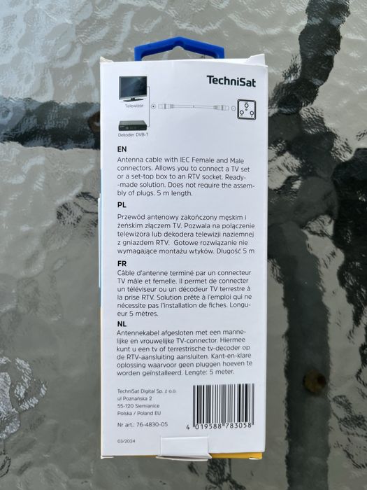 Przewód antenowy 5m