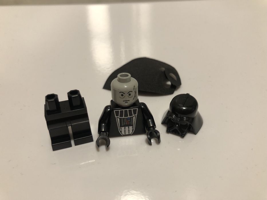 Lego figurka Star Wars Darth Vader sw1515 silver torso print UNIKAT