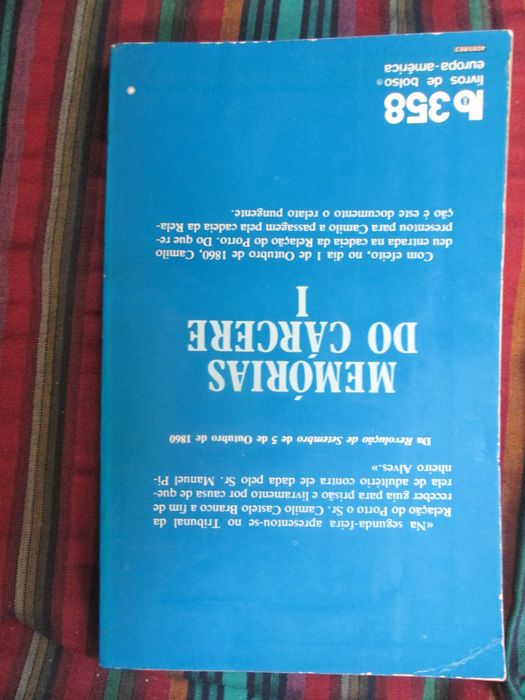 Memórias do Cárcere I, de Camilo Castelo Branco