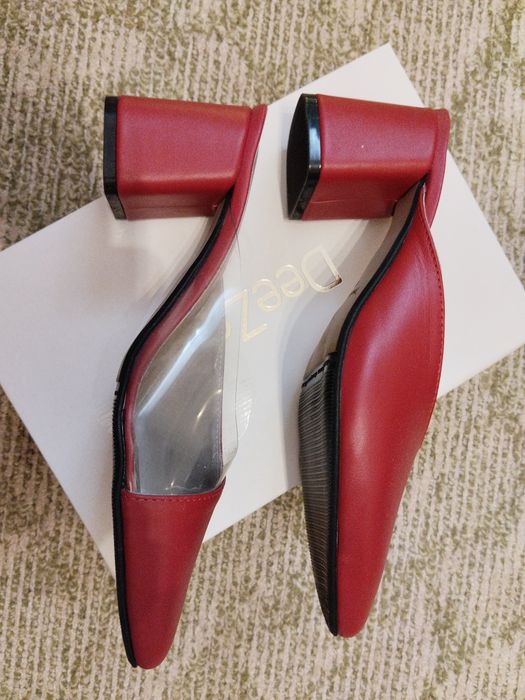 Красивые дамские сабо ручной работы