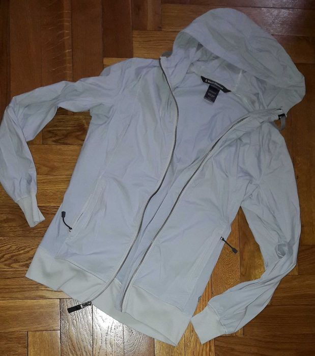 Szara rozpinana bluza, kurtka softshell Black Diamond XS