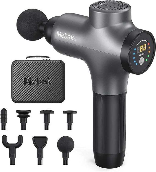 Pistolet do masażu Mebak 3 7 końcówek