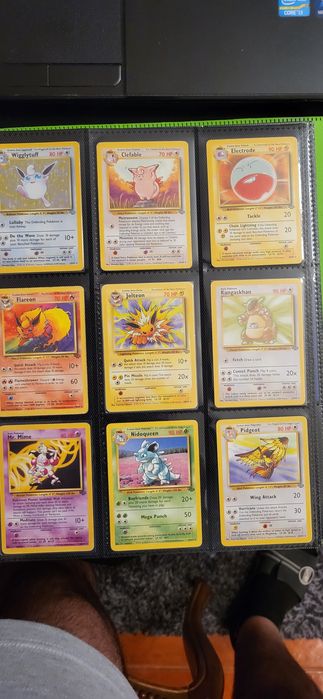 Cartas Pokémon Jungle Set Inglês Holo Raras