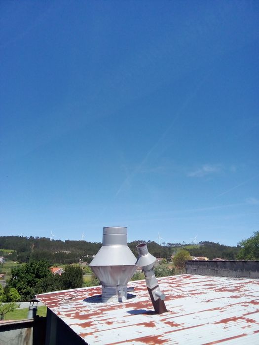 Chaminés de medição de gases