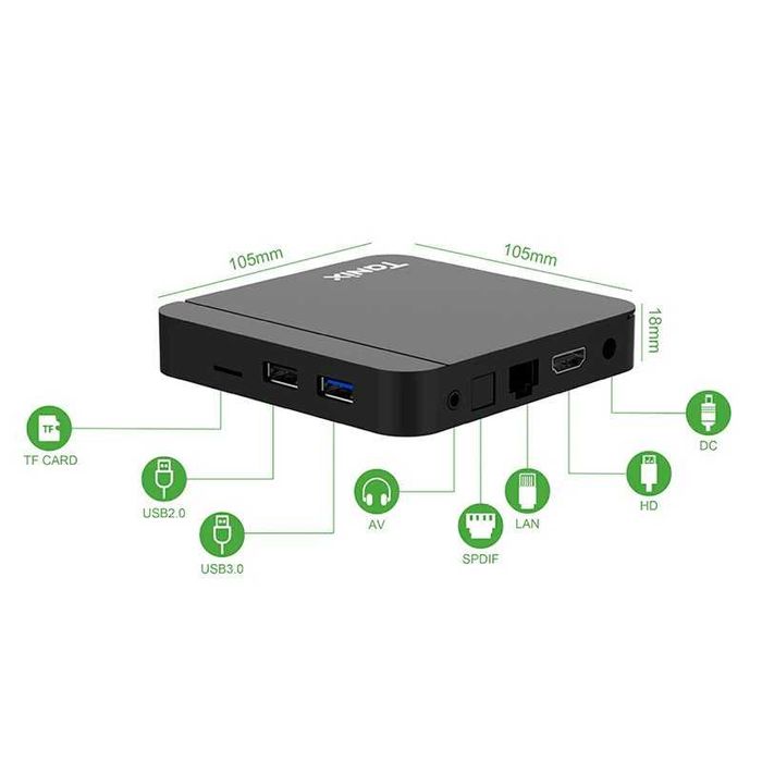 Tanix W2 4/32 GB ~ Налаштована та Сертифікат YouTV! Смарт тв приставка