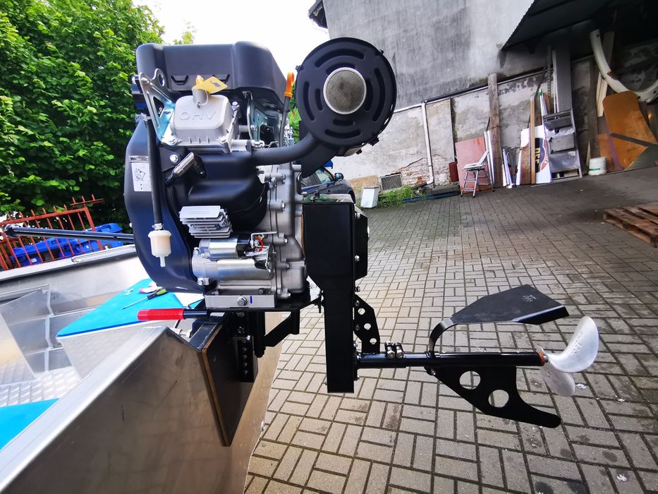 Silnik zaburtowy 37koni Mud Motor Short Tail, Surface Drive, nie Long