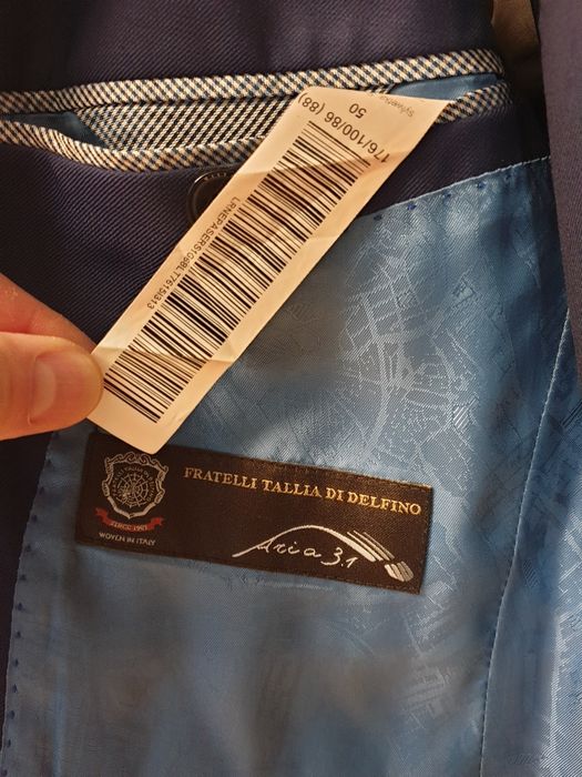 Garnitur męski VISTULA METROPOLIS 176/100/86 super slim plus kamizelka