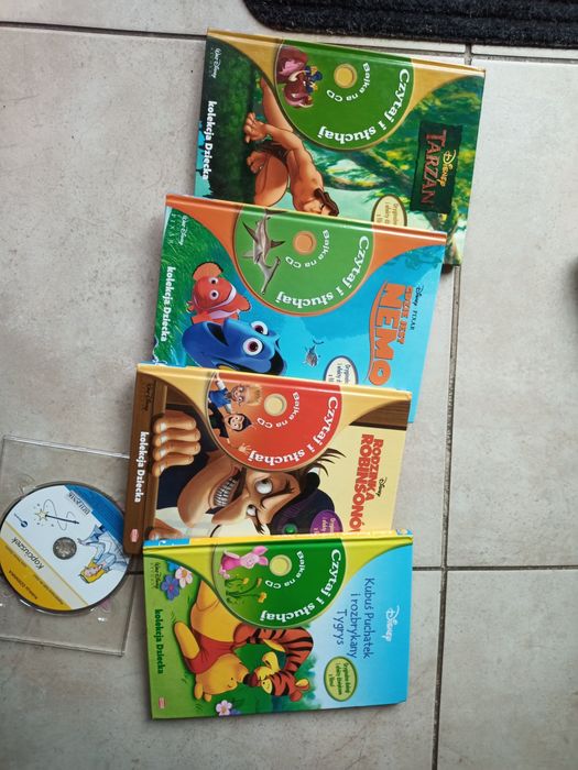 Bajki DVD czytanki CD oraz Video CD zestaw