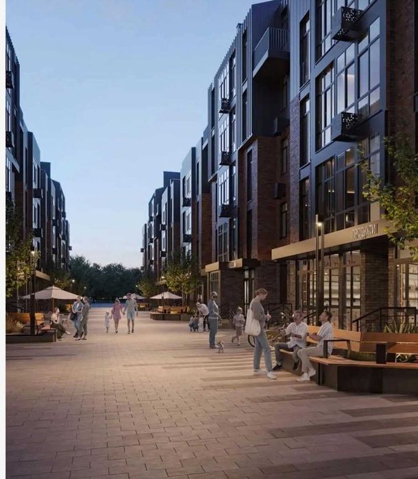квартира ЖК Plaza Kvartal  3 біля озера