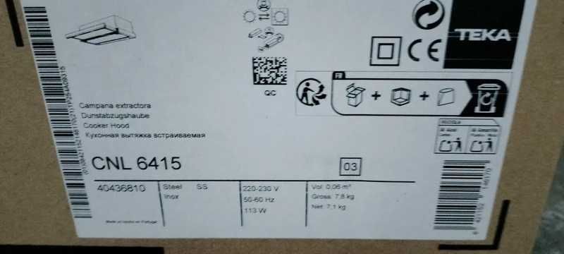 Exaustor Teka novo