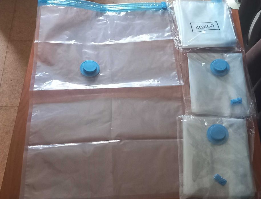 Sacos de Armazenamento a Vácuo.