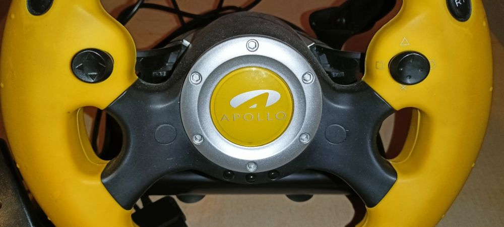 Kierownica z pedałami do PC lub PS2 APOLLO MX-V9