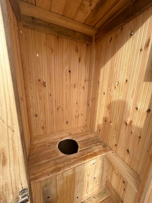 Sławojka wychodek szalet drewniany toaleta wc na budowę lub działkę