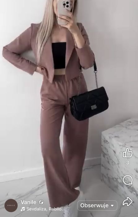 Komplet żakiet i spodnie Cinamoon