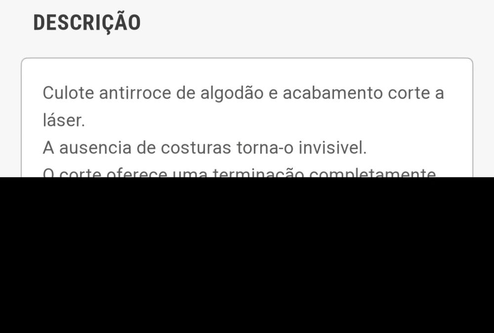 Boxer sem costuras antirroce