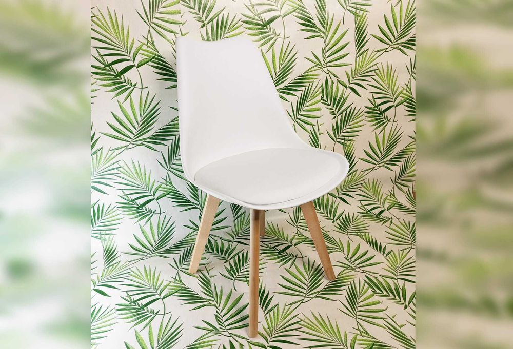 Зручний стілець кухонний обідній/Біле крісло обіднє, стільці для кухні