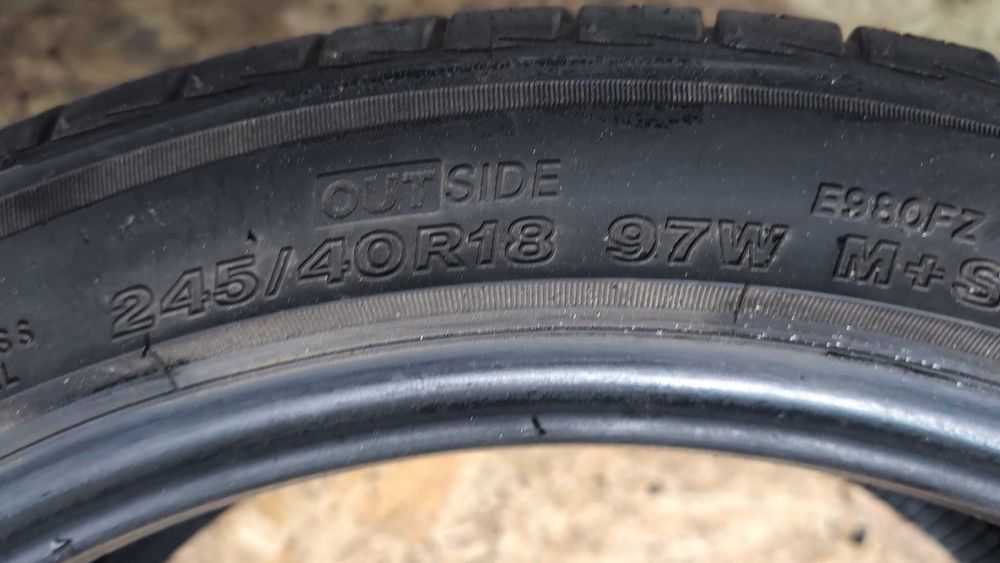 Комплект шин R18 245/40 BRIDGESTONE Potenza RE980AS+