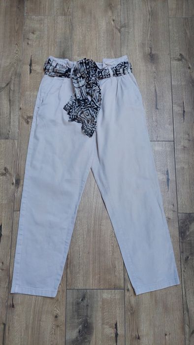 spodnie jeansowe damskie,h&m r.38, baggy, mom fit