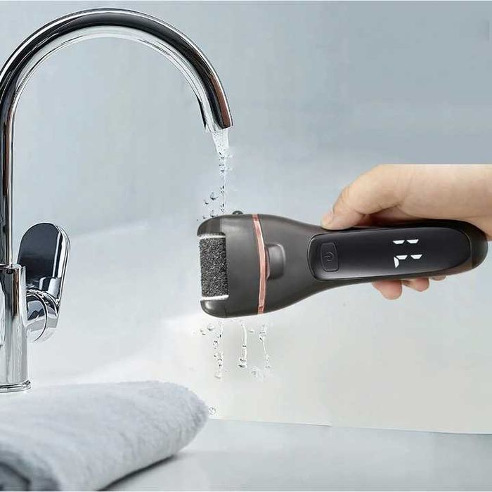 Zestaw BEZPRZEWODOWY Elektryczny Pilnik do Stóp Pięt Frezarka Tarka