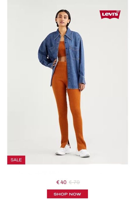 Трикотажні штани Levi’s розмір S