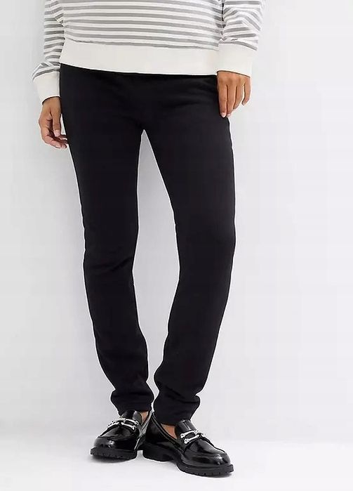 B.P.C legginsy ciążowe czarne grube ocieplane r.48/50
