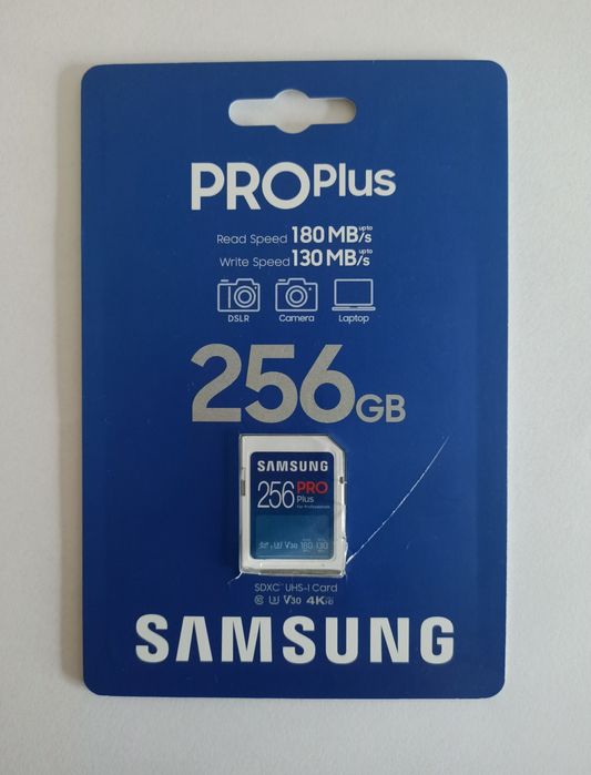 Karta pamięci Samsung PRO Plus SD 256GB