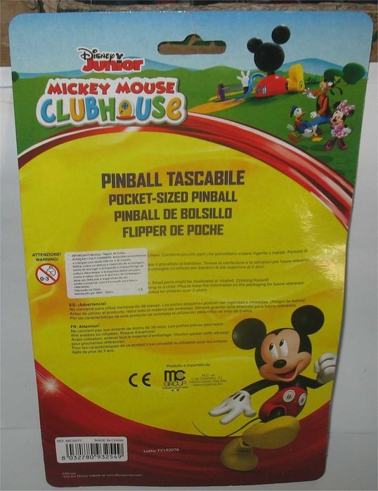 Disney - Mickey Mouse - Clubhouse - Pocket Pinball