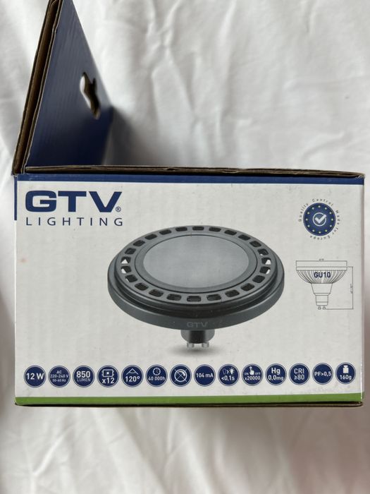 Żarówka GTV LED ES111 01 -30 GU10 12W 850 lumen