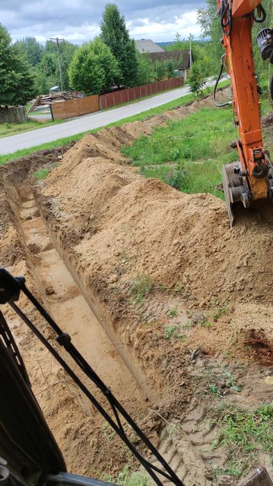 Koparka Kielce Roboty Ziemne Wykopy Niwelacja Fundamenty  Usługi