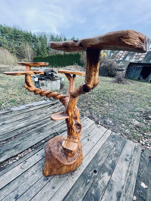PIĘKNY! Drapak dla kota akacjowo lipowy  (duży)