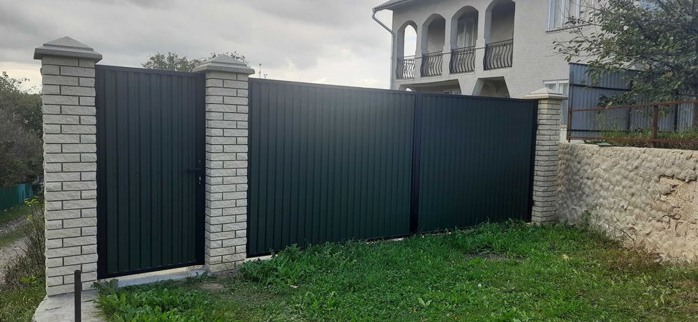 Ворота відкатні та розпашні. Ковані вироби. Металовироби.