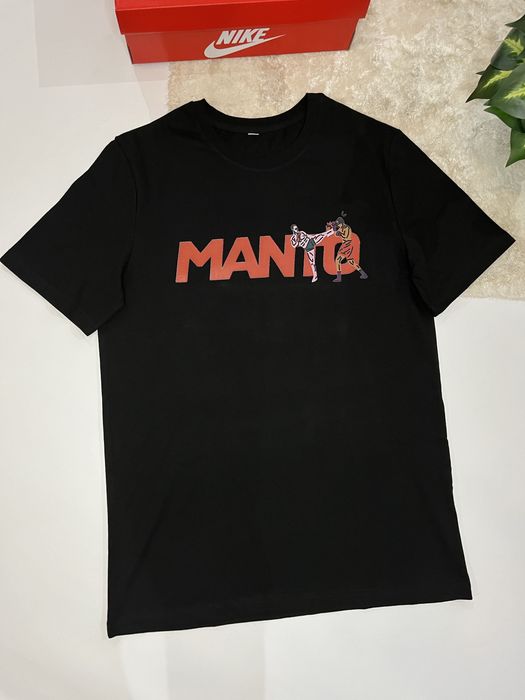 Футболка Manto Strike Gym 2.0 / Чорна Футболка Манто Страйк 2.0 /Манто