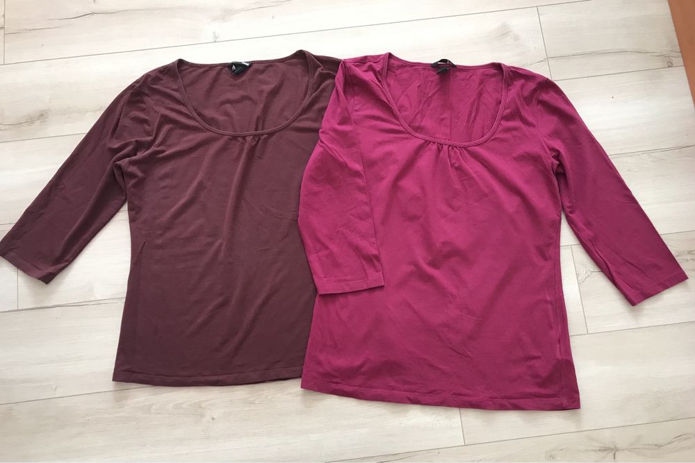 Футболка з четвертними рукавами, тонка кофта  H&M  роз. 48
