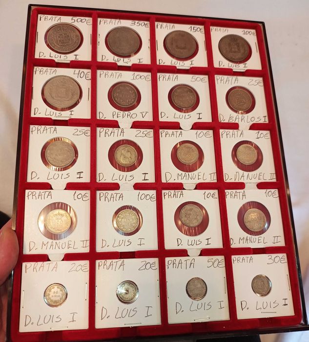 Moedas Reis Prata