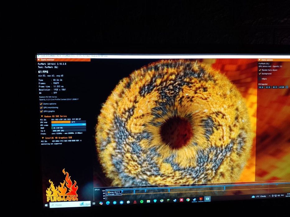 Відеокарта ASUS RX 580 Strix TOP AREZ 8gb