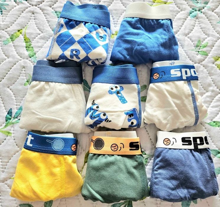 Pack 8 pares boxers criança