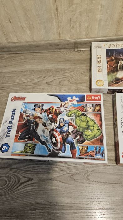 Пазли в гарному стані на 300, 500 елементів