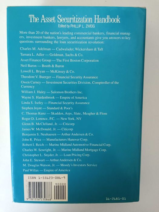 The Asset Securization Handbook - Phillip L. Zweig (ed.)