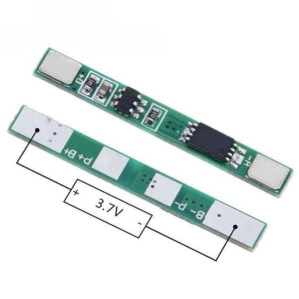Moduł BMS PCM PCB ładowania ogniw 1S - 3,7V - 3A - Li-ion - 18650
