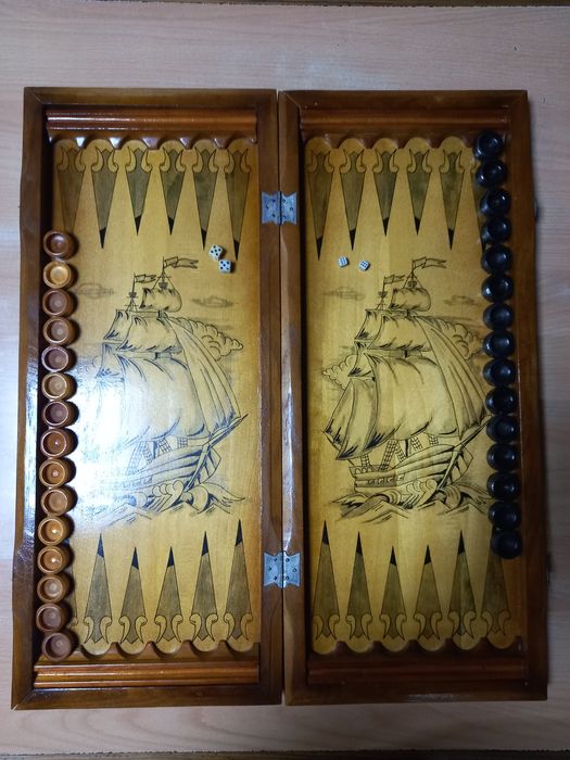 Нарды 25/62 см ручная работа