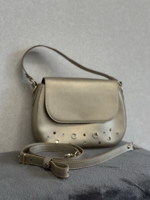 Сумка VIF з кристалами Swarovski золото