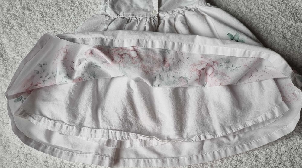 Sukienka 74-80 Chrzest do Chrztu Roczek sukieneczka