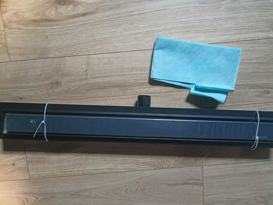 balneo odpływ liniowy czarny 80 cm głęboki