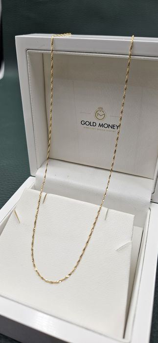 Złoty łańcuszek singapur 585 GOLD MONEY**