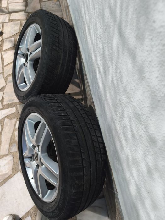 2 jantes com pneus astra h 205/55/r16