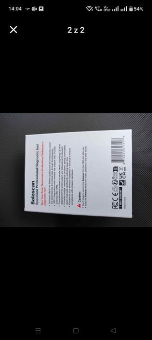 Skaner diagnostyczny Kingbolen Soloscan OBD2 BMW Mini Rolls Royce.