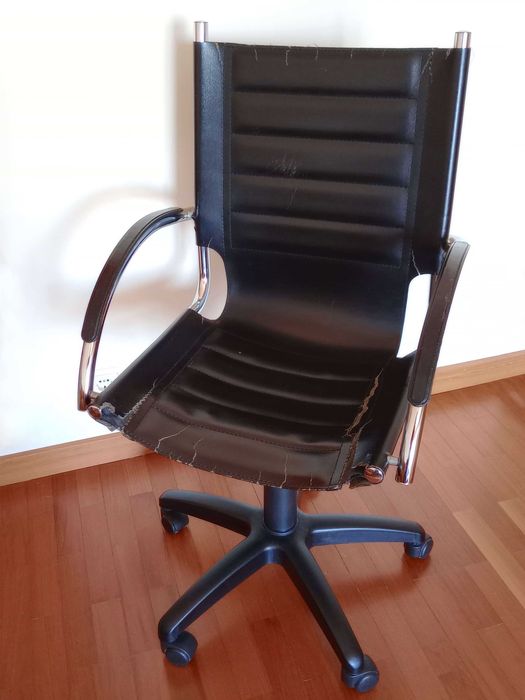 Cadeira elevatória, giratória de secretária escritório para recuperar